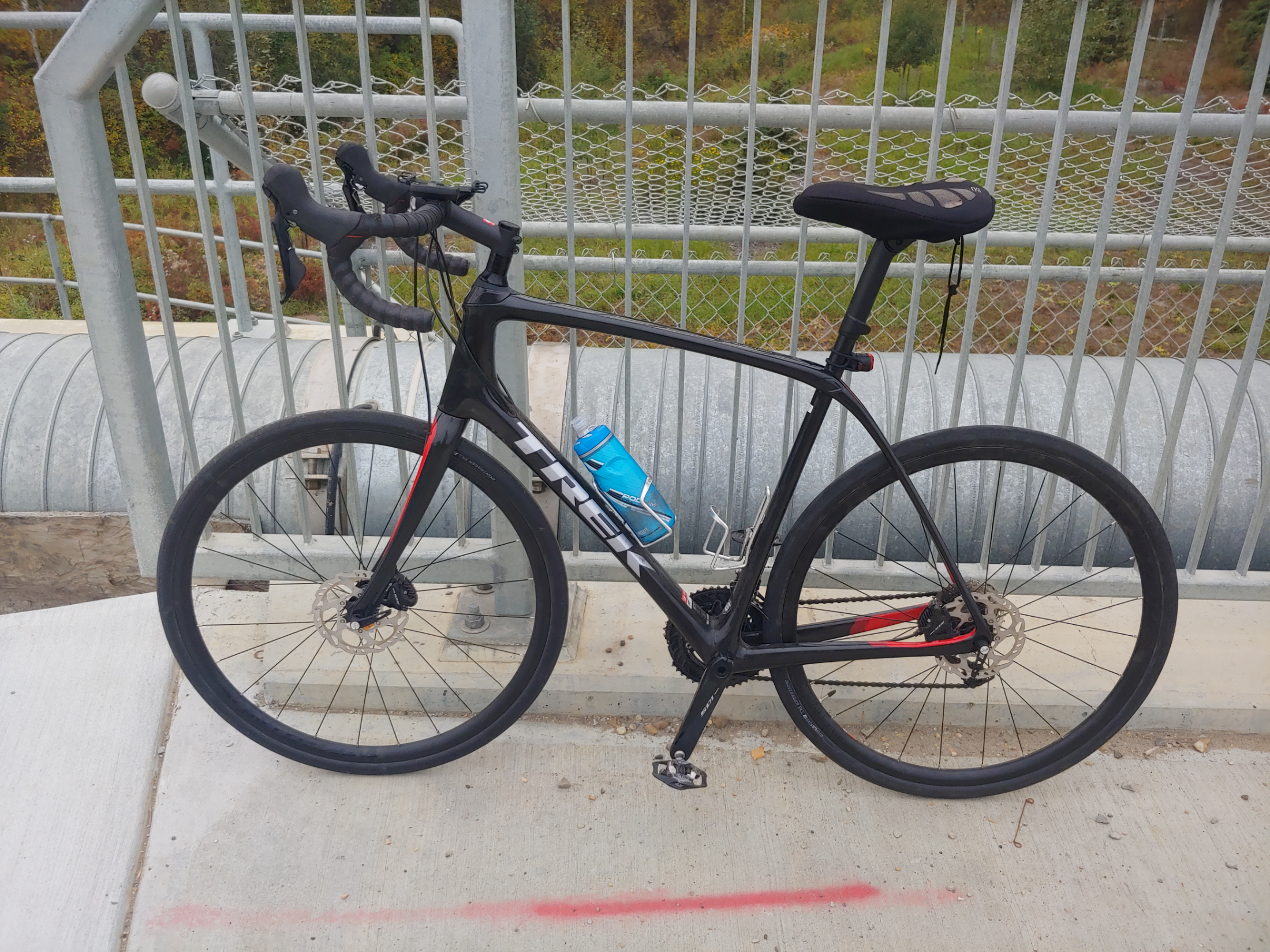 When I say things get creative past Terwillegar I mean they get weird...by bike anyway